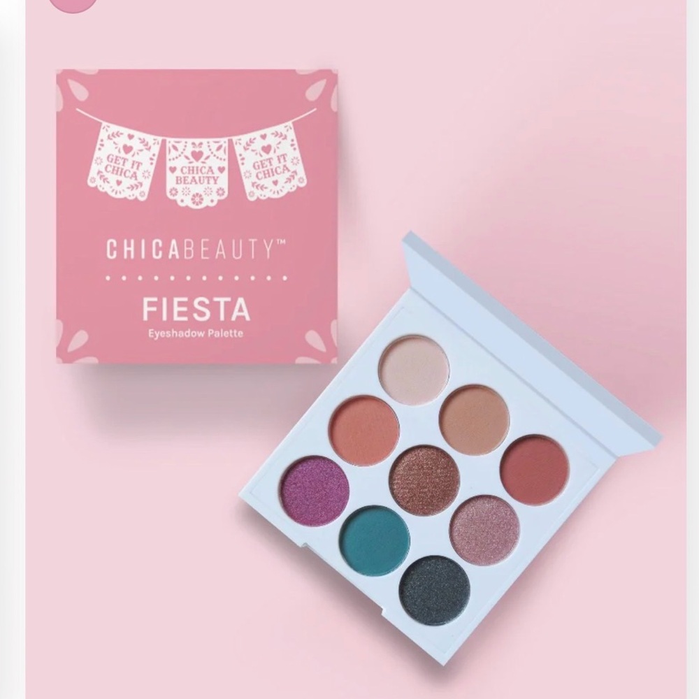 Fiesta Eyeshadow Palette - Pink Multicolor Set